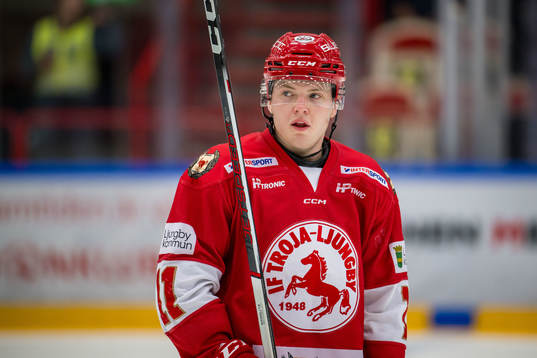 Troja/Ljungbys Jesper Emanuelsson deppar
