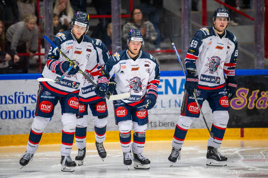 Halmstads Alexander Klarin, Lukas Sjöblom  och Jonathan