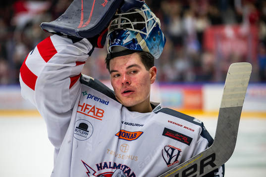 Halmstads målvakt Jacob Crespin
