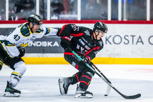 Östersunds Max Krogdahl och Nybros Daniel Ljungman