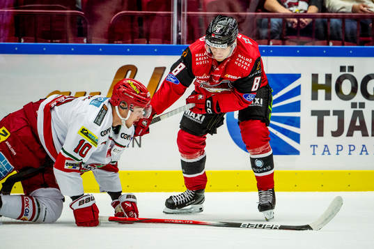 MoDos Sampo Ranta och Malmö Redhawks Johan Olofsson
