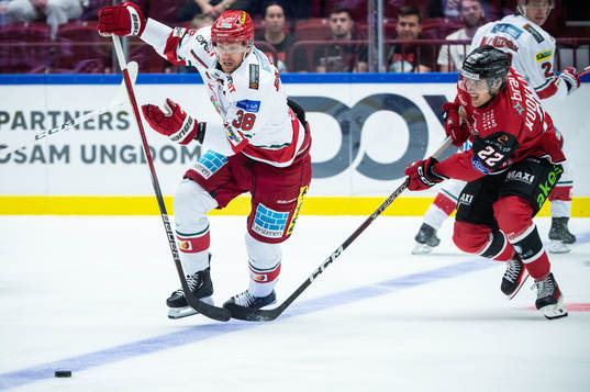 MoDos Johan Södergran och Malmö Redhawks Janne Kuokkanen