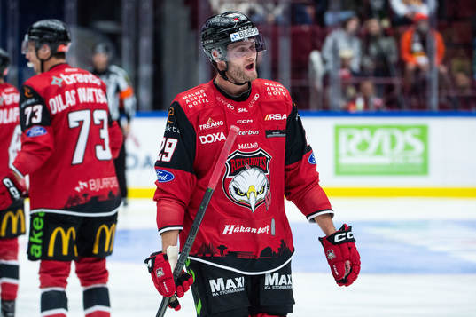 Malmö Redhawks Kim Rosdahl deppar