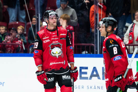 Malmö Redhawks Kim Rosdahl deppar