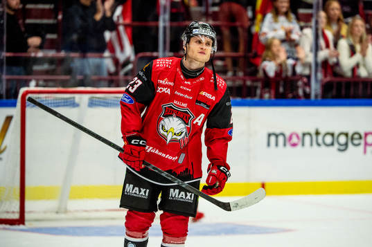 Malmö Redhawks Christoffer Forsberg deppar