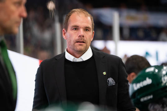 Färjestads tränare Thomas Mitell