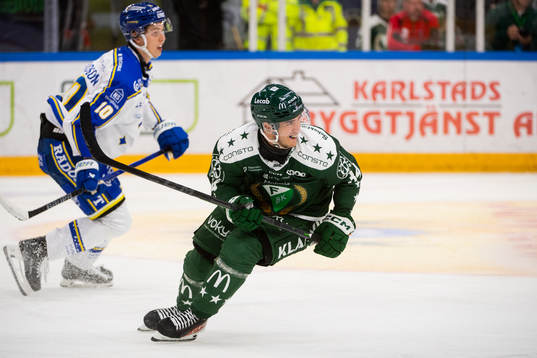 Leksands Anton Johansson och Färjestads Michael Lindqvist