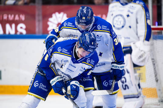 Leksands Alexander Lundqvist och Olle Alsing