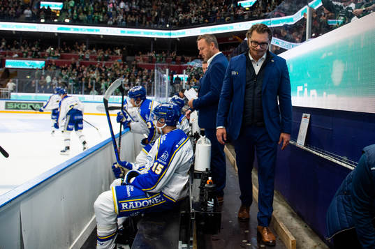 Leksands tränare Björn Hellkvist deppar