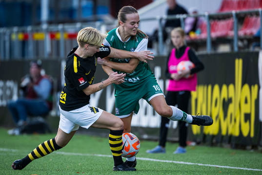 Alingsås Alma Öberg och AIKs Monica Hagström