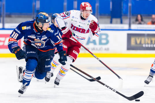 Växjös Marcus Sylvegård och Timrås Oliver Johansson