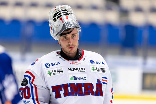Timrås målvakt Jacob Johansson
