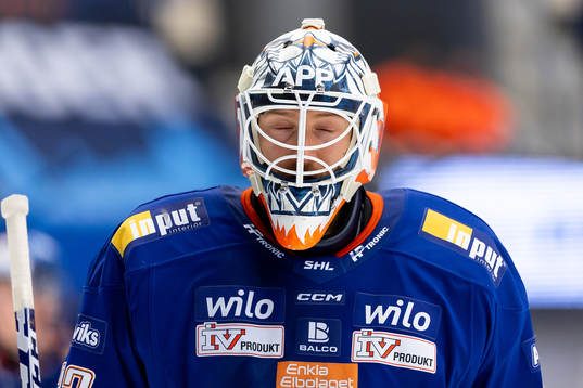 Växjös målvakt Emil Larmi deppar