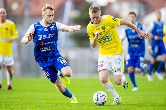 Oddevolds Noa Bernhardtz och Falkenbergs Lucas Sibelius