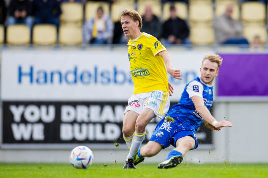 Falkenbergs Melker Nilsson och Oddevolds Noa Bernhardtz
