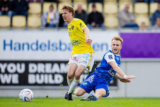 Falkenbergs Melker Nilsson och Oddevolds Noa Bernhardtz
