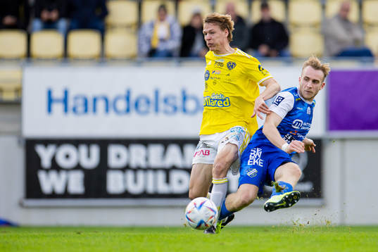 Falkenbergs Melker Nilsson och Oddevolds Noa Bernhardtz