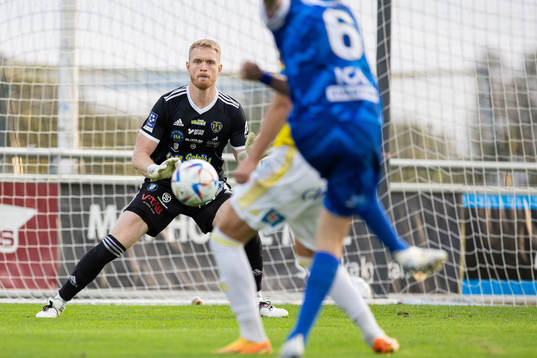 Falkenbergs målvakt Tim Erlandsson