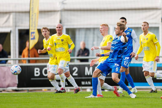 Falkenbergs Wilhelm Ärlig och Oddevolds Axel Pettersson
