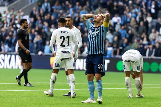 Djurgårdens Magnus Eriksson deppar