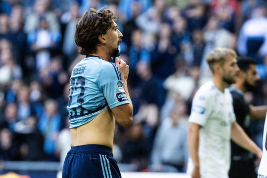 Djurgårdens Gustav Wikheim deppar