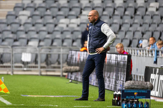 Halmstads tränare Magnus Haglund