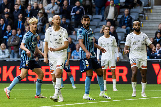 Djurgårdens Lucas Bergvall gör 1-0 målet