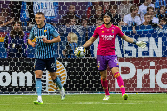 Djurgårdens målvakt Jacob Widell Zetterström