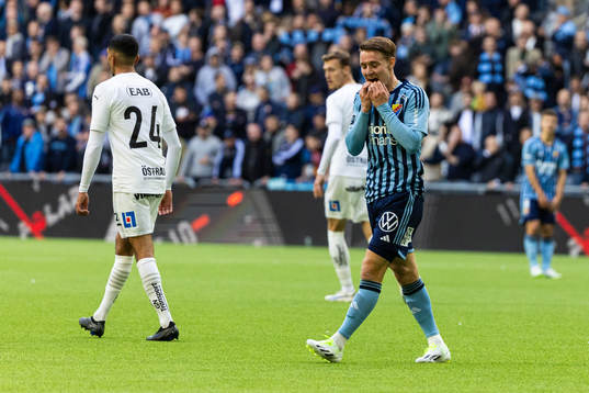 Djurgårdens Noel Milleskog deppar