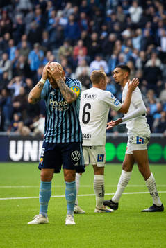 Djurgårdens Magnus Eriksson deppar