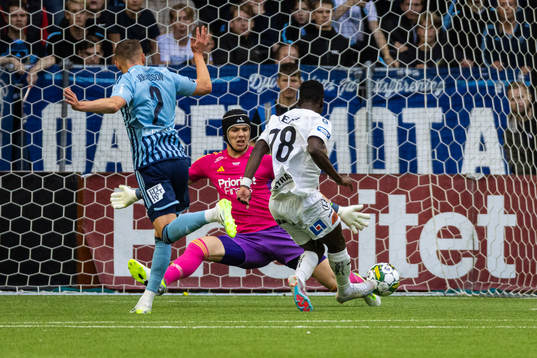 Djurgårdens målvakt Jacob Widell Zetterström och
