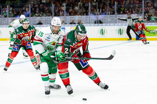 Rögles Simon Ryfors och Frölundas Christian Folin