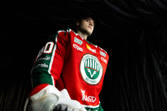 Frölundas målvakt Frederik Dichow