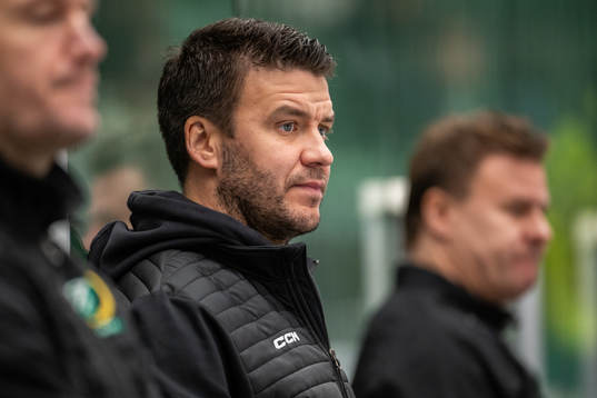 Färjestads tränare Niklas Fogström