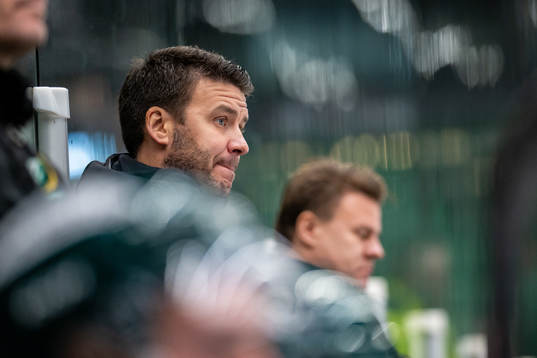 Färjestads tränare Niklas Fogström