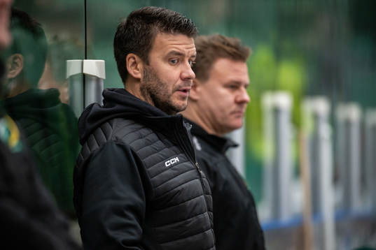 Färjestads tränare Niklas Fogström