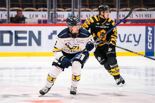 HV71s Simon Önerud och Skellefteås Jonathan Johnson