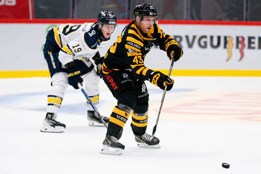 HV71s Henrik Borgström och Skellefteås Filip Sandberg