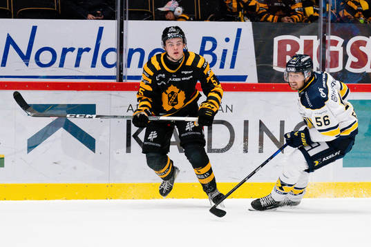Skellefteås Axel Sandin Pellikka och HV71s Fredrik Forsberg