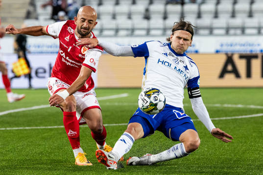 Kalmars David Kristjan Olafsson och IFK Norrköpings Arnor
