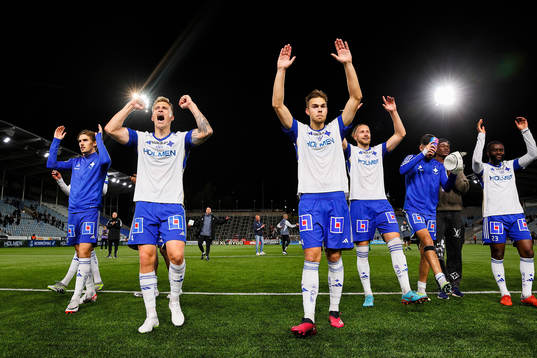 IFK Norrköpings spelare med Marco Lund Nielsen och Anton