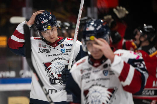 Linköpings Jonathan Myrenberg deppar