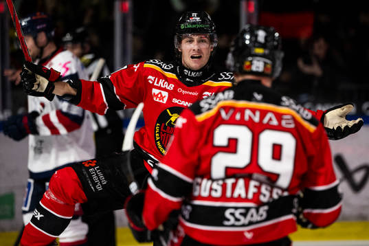 Luleås David Lilja jublar