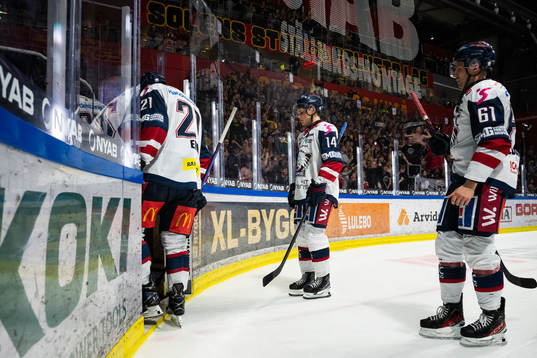Linköpings Arvid Costmar och Markus Ljungh deppar