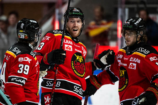 Luleås Oscar Eklind jublar