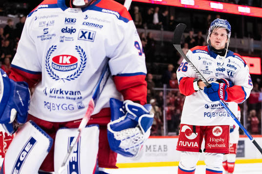 Oskarshamns Lukas Pilö deppar