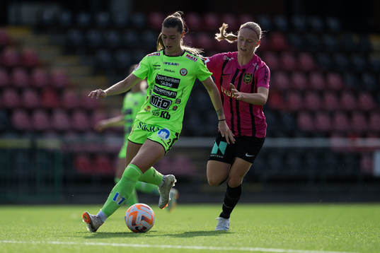 Kristianstads Jordan Brewster och Amy Sayer
