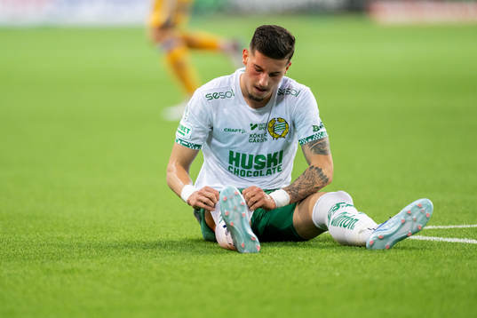 Hammarbys Viktor Djukanovic deppar