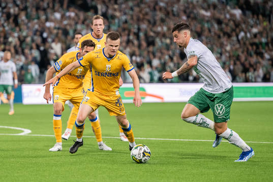 IFK Göteborgs Kolbeinn Thordarson och Hammarbys Viktor