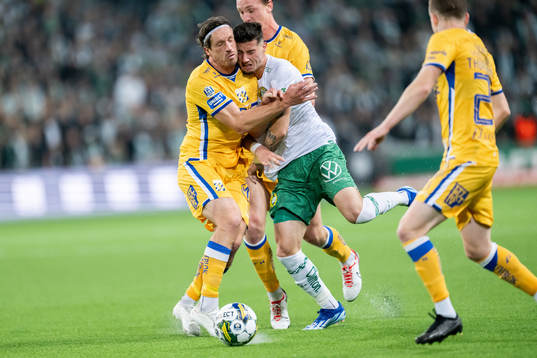 IFK Göteborgs Gustav Svensson och Hammarbys Viktor